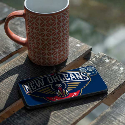 NBA New Orleans Pelicans Large Logo iPhone 11 Skin