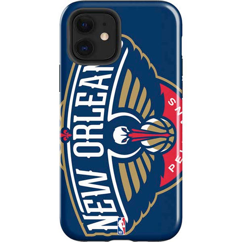 NBA New Orleans Pelicans Large Logo iPhone 12 Impact Case