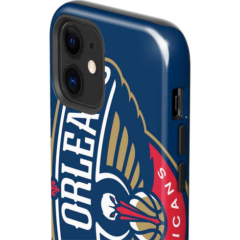 NBA New Orleans Pelicans Large Logo iPhone 12 Impact Case