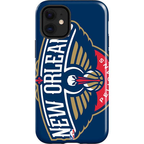 NBA New Orleans Pelicans Large Logo iPhone 12 Mini Impact Case