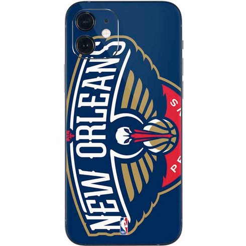 NBA New Orleans Pelicans Large Logo iPhone 12 Mini Skin