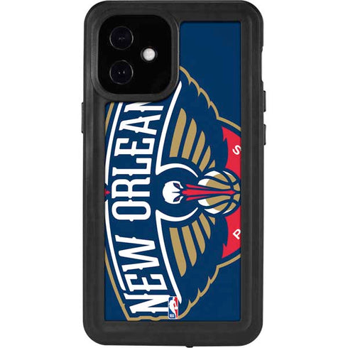 NBA New Orleans Pelicans Large Logo iPhone 12 Mini Waterproof Case