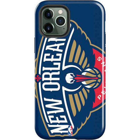 NBA New Orleans Pelicans Large Logo iPhone 12 Pro Impact Case