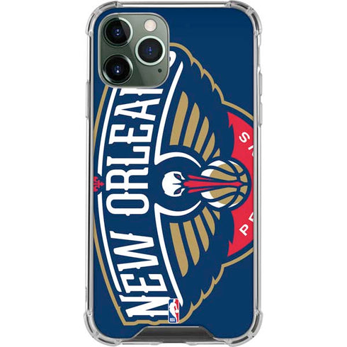 NBA New Orleans Pelicans Large Logo iPhone 12 Pro Max Clear Case