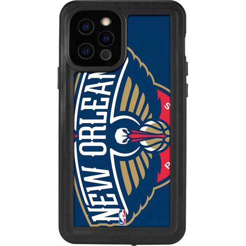 NBA New Orleans Pelicans Large Logo iPhone 12 Pro Waterproof Case
