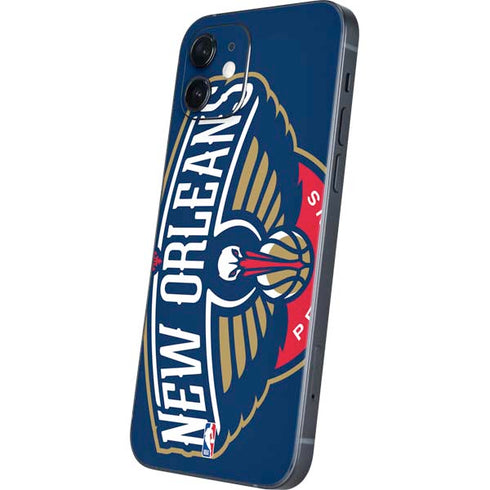 NBA New Orleans Pelicans Large Logo iPhone 12 Skin