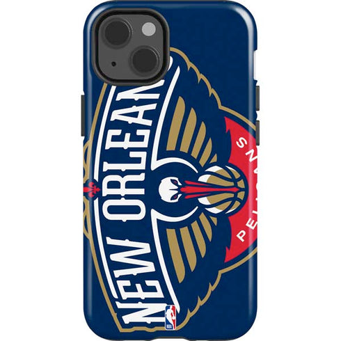 NBA New Orleans Pelicans Large Logo iPhone 13 Impact Case
