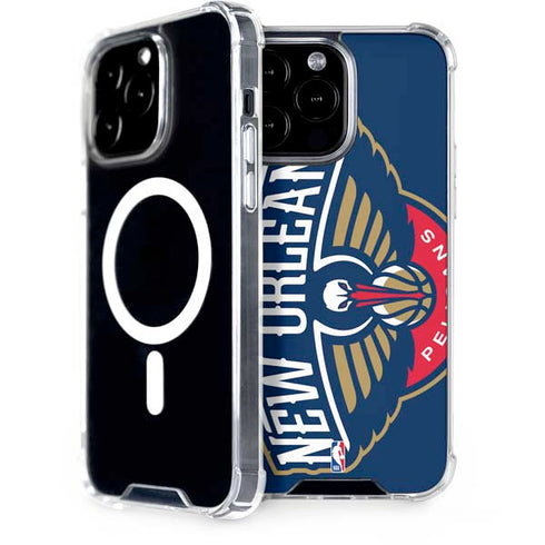NBA New Orleans Pelicans Large Logo iPhone 13 Pro Max MagSafe Case