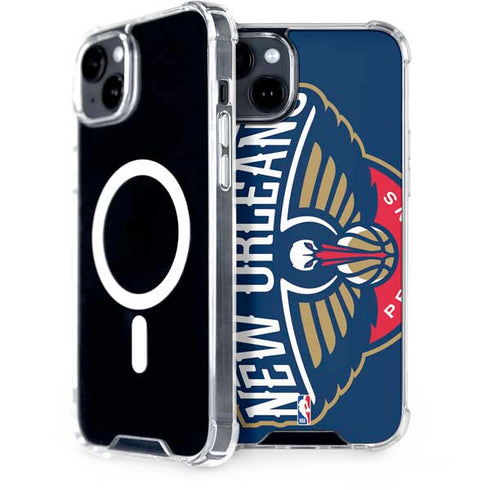NBA New Orleans Pelicans Large Logo iPhone 14 MagSafe Case