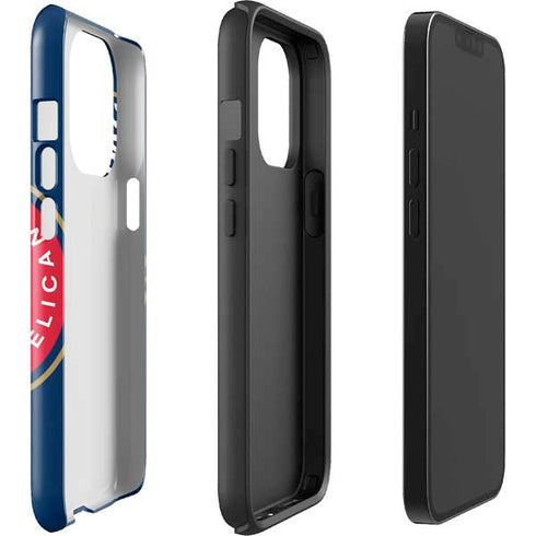 NBA New Orleans Pelicans Large Logo iPhone 14 Pro Impact Case
