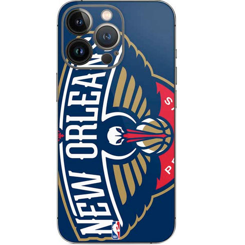 NBA New Orleans Pelicans Large Logo iPhone 14 Pro Skin