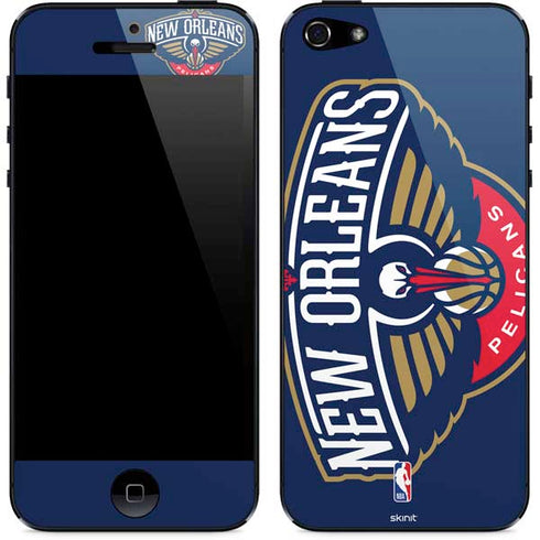 NBA New Orleans Pelicans Large Logo iPhone 5/5s/5SE Skin