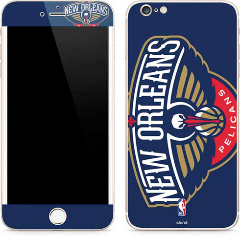NBA New Orleans Pelicans Large Logo iPhone 6/6s Plus Skin