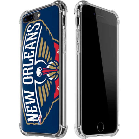 NBA New Orleans Pelicans Large Logo iPhone 7/8 Plus Clear Case