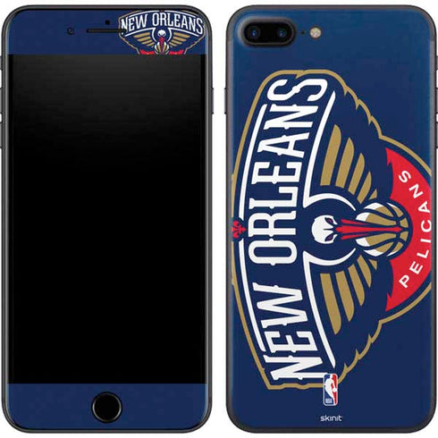 NBA New Orleans Pelicans Large Logo iPhone 8 Plus Skin