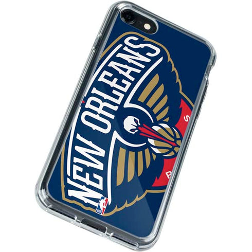 NBA New Orleans Pelicans Large Logo iPhone SE (2nd & 3rd Gen) Clear Case