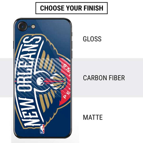 NBA New Orleans Pelicans Large Logo iPhone SE (2nd & 3rd Gen) Skin
