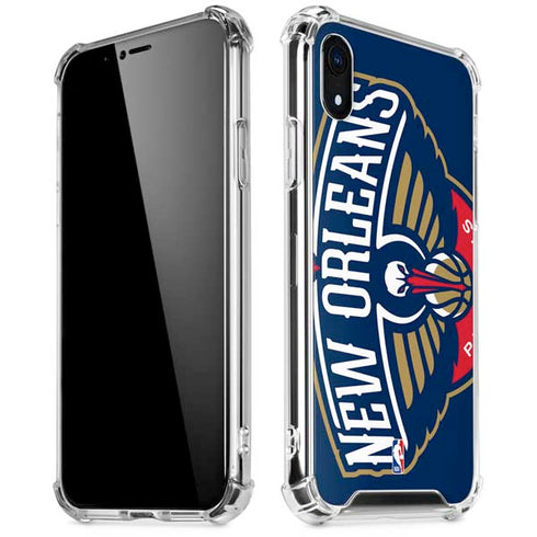 NBA New Orleans Pelicans Large Logo iPhone XR Clear Case