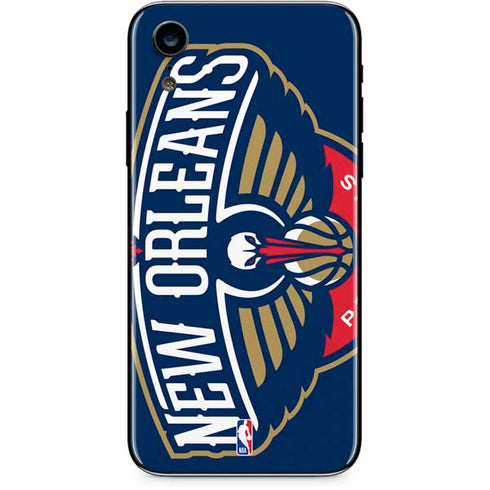NBA New Orleans Pelicans Large Logo iPhone XR Skin