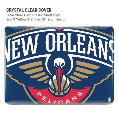 NBA New Orleans Pelicans Large Logo MacBook Air 15in (2023-2025) Case plus Skin