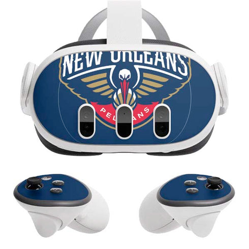 NBA New Orleans Pelicans Large Logo Meta Quest 3 Skin