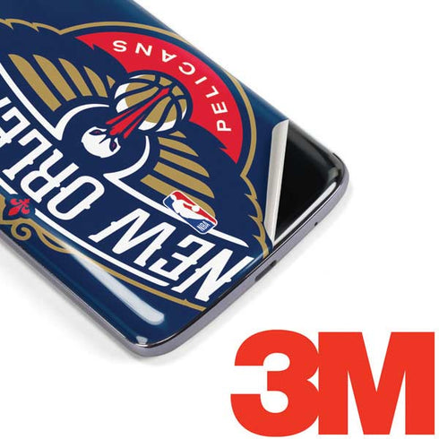 NBA New Orleans Pelicans Large Logo Moto E5 Plus Skin