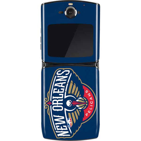NBA New Orleans Pelicans Large Logo Motorola RAZR Skin