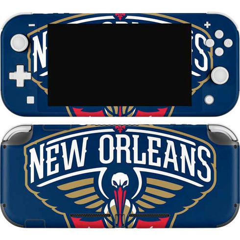 NBA New Orleans Pelicans Large Logo Nintendo Switch Lite Skin