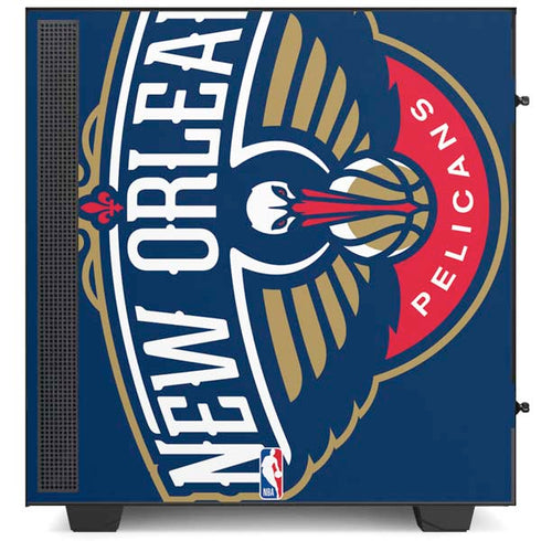 NBA New Orleans Pelicans Large Logo NZXT H510 Compact ATX Mid-Tower Case Skin