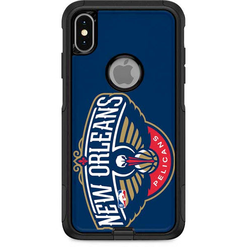 NBA New Orleans Pelicans Large Logo Otterbox Commuter iPhone Skin