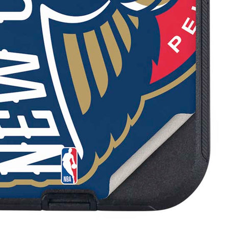 NBA New Orleans Pelicans Large Logo Otterbox Defender iPhone Skin