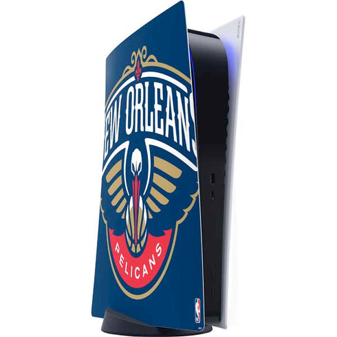 NBA New Orleans Pelicans Large Logo PS5 Digital Edition Console Skin