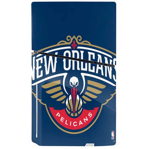 NBA New Orleans Pelicans Large Logo PS5 Slim Disk Console Skin