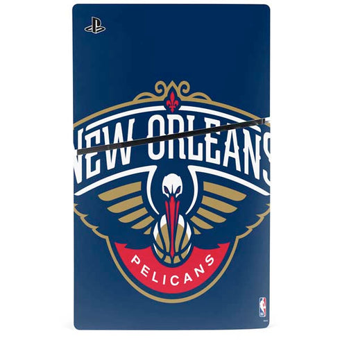 NBA New Orleans Pelicans Large Logo PS5 Slim Digital Edition Bundle Skin