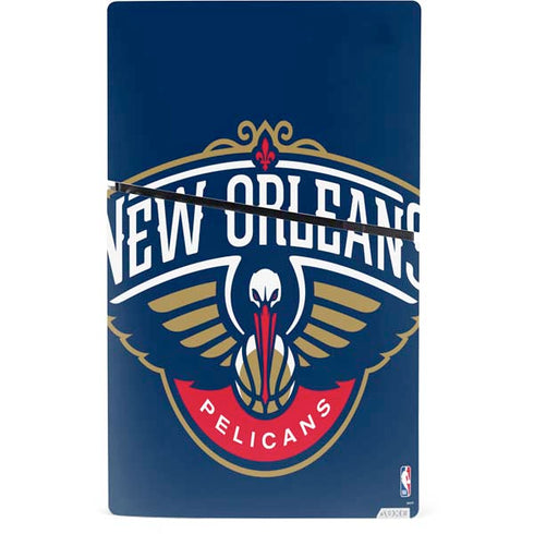 NBA New Orleans Pelicans Large Logo PS5 Slim Digital Edition Bundle Skin