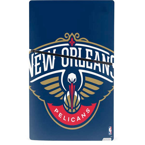 NBA New Orleans Pelicans Large Logo PS5 Slim Digital Edition Console Skin