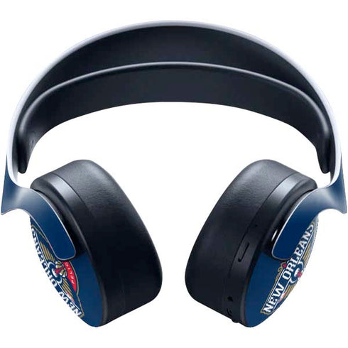 NBA New Orleans Pelicans Large Logo PULSE 3D Wireless Headset for PS5 Skin