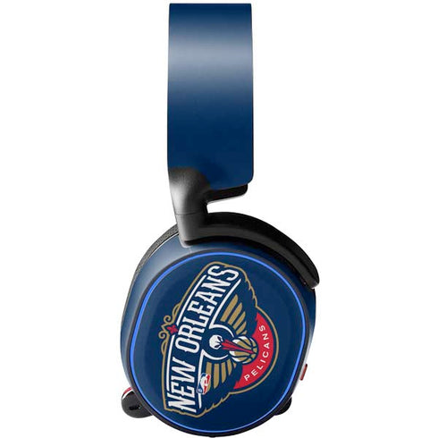 NBA New Orleans Pelicans Large Logo SteelSeries Arctis 3 Skin