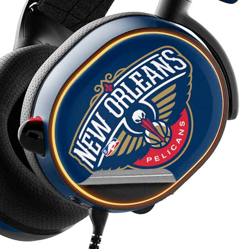 NBA New Orleans Pelicans Large Logo SteelSeries Arctis 3 Skin