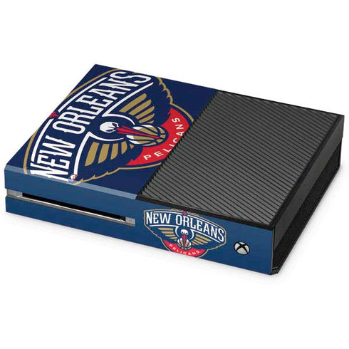 NBA New Orleans Pelicans Large Logo Xbox One Console Skin