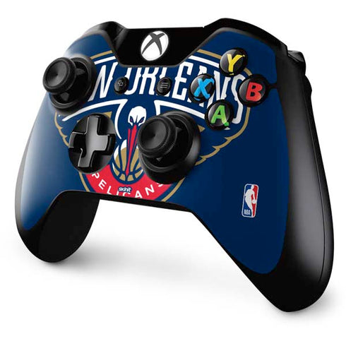 NBA New Orleans Pelicans Large Logo Xbox One Controller Skin