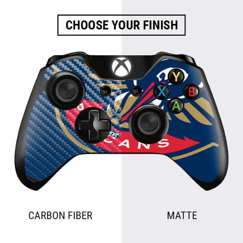 NBA New Orleans Pelicans Large Logo Xbox One Controller Skin