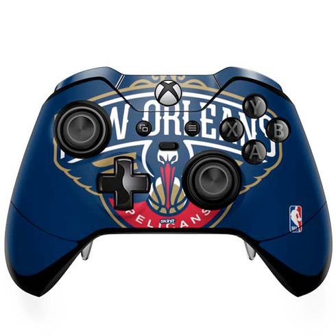 NBA New Orleans Pelicans Large Logo Xbox One Elite Controller Skin