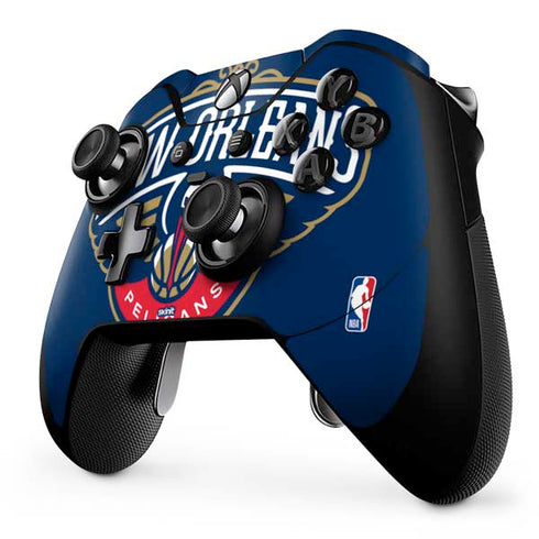 NBA New Orleans Pelicans Large Logo Xbox One Elite Controller Skin