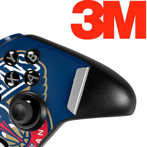 NBA New Orleans Pelicans Large Logo Xbox One Elite Controller Skin