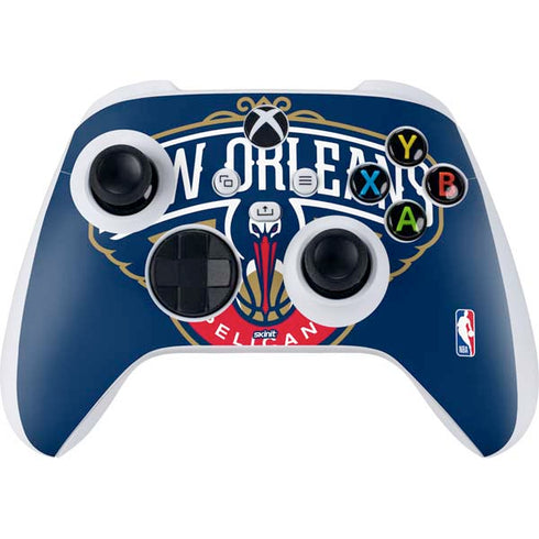 NBA New Orleans Pelicans Large Logo Xbox Series S Controller Skin