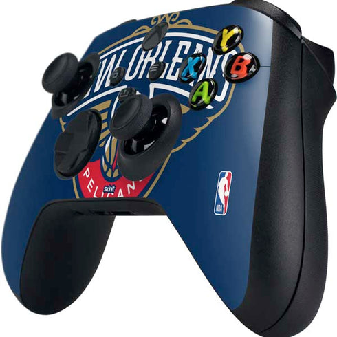 NBA New Orleans Pelicans Large Logo Xbox Series X Controller Skin