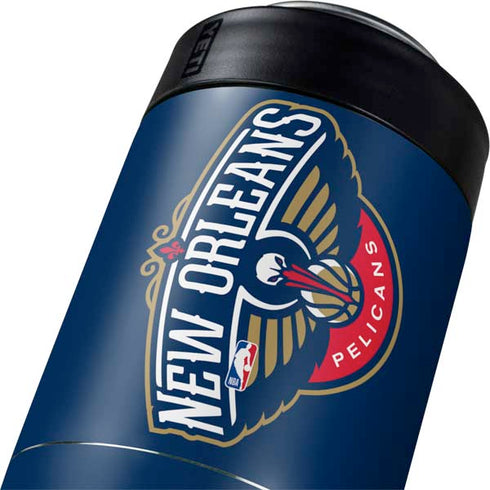 NBA New Orleans Pelicans Large Logo Yeti Colster Can Insulator Skin