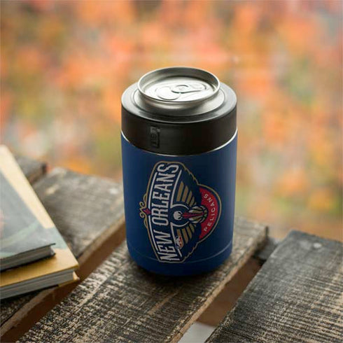 NBA New Orleans Pelicans Large Logo Yeti Colster Can Insulator Skin