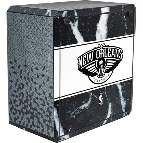 NBA New Orleans Pelicans Marble Cooler Master MasterBox Q300L Mini Tower Skin